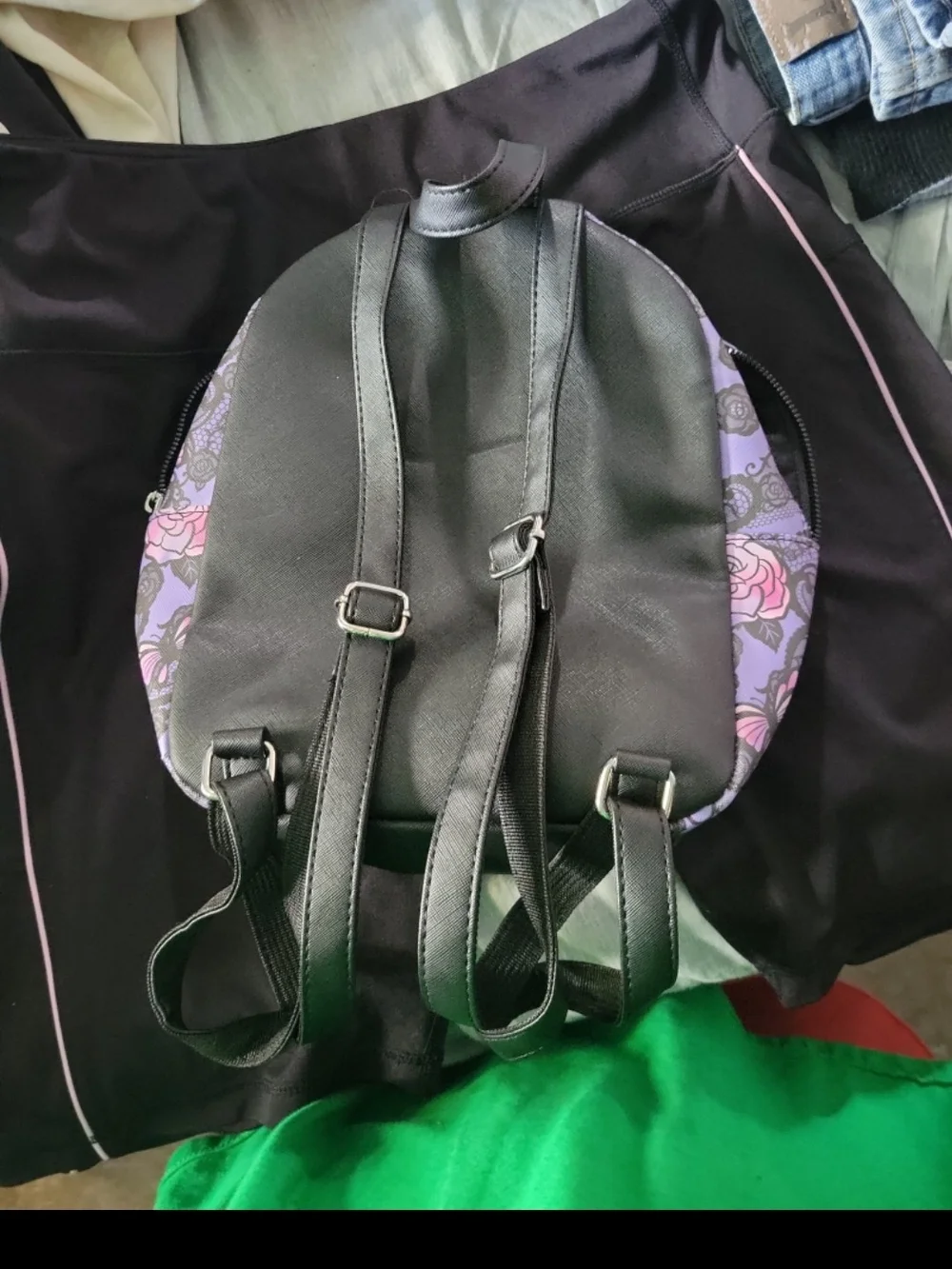 Sanrio Purple Floral Mini Backpack